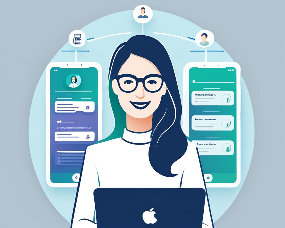 Illustration of a virtual assistant